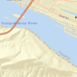 Highspire Street Map