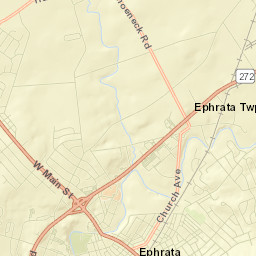 Ephrata Street Map
