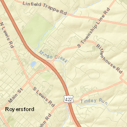 Royersford Street Map