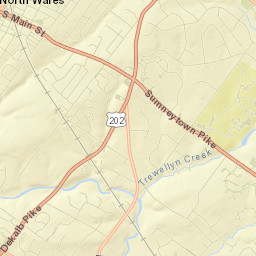 North Wales Street Map