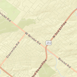 450 2nd Street Pike, Southampton, PA Street Map