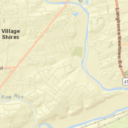 Village Shires Street Map