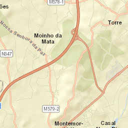 Montemor-o-Velho Street Map
