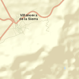 Villanueva de la Sierra Street Map