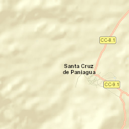 Santa Cruz de Paniagua Street Map