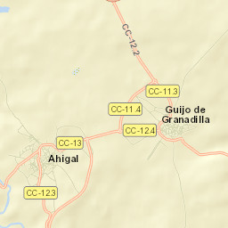 Guijo de Granadilla Street Map