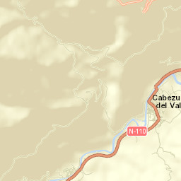 Cabezuela del Valle Street Map