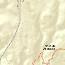 Cortes de Arenoso Street Map