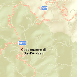 Castronuovo di Sant'Andrea Street Map