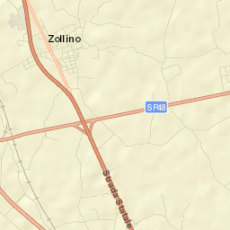 Zollino Street Map