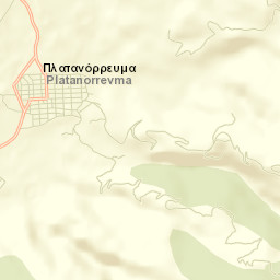 Platanórevma Street Map