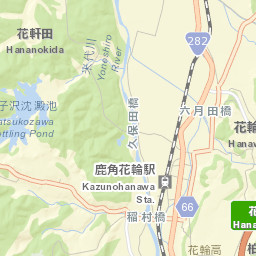 Hanawa Street Map