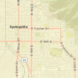 Springville Street Map