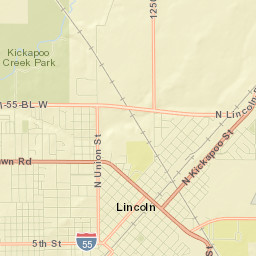 601-699 Broadway Street, Lincoln, IL 62656 Street Map