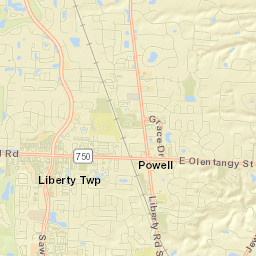 Powell Street Map