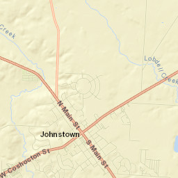 100-200 Johnstown-Utica Road Northwest Street Map