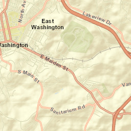 East Washington Street Map