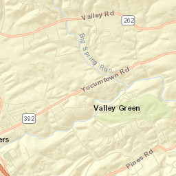 Valley Green Street Map