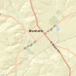 Manheim Street Map