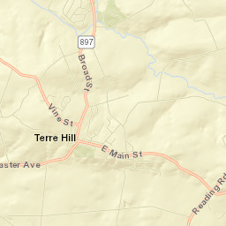 Terre Hill Street Map