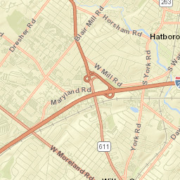 Hatboro Street Map
