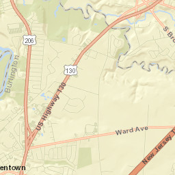 Groveville Street Map