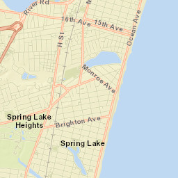 South Belmar Street Map