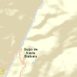 Guijo de Santa Bárbara Street Map