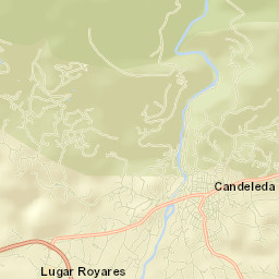 Candeleda Street Map