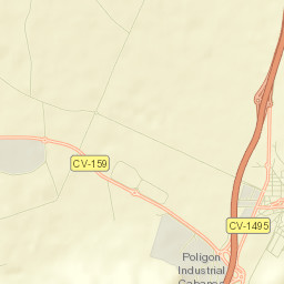 Cabanes Street Map