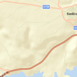 Sedilo Street Map