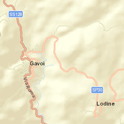 Gavoi Street Map
