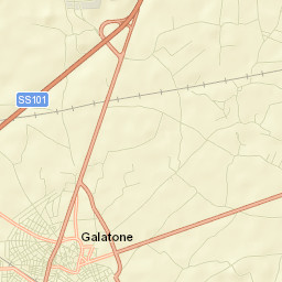 Galatone Street Map