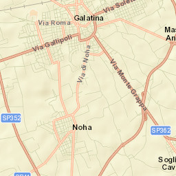 Galatina Street Map