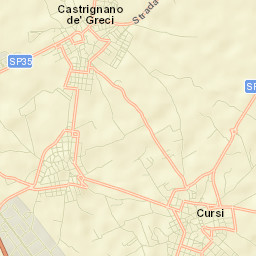 Cursi Street Map
