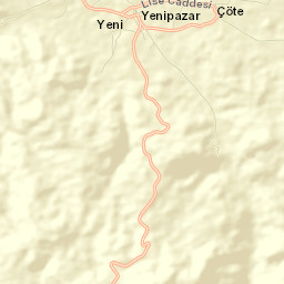 Yenipazar Street Map