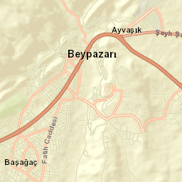 Beypazarı Street Map