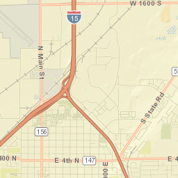 Spanish Fork Street Map