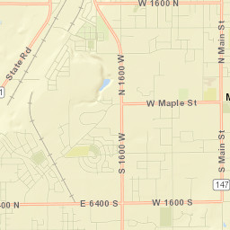 Mapleton Street Map