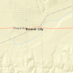 Beaver City Street Map