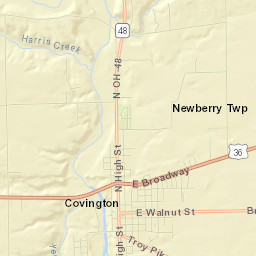 Covington Street Map