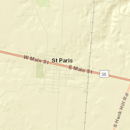 Saint Paris Street Map