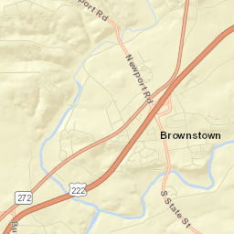 Brownstown Street Map