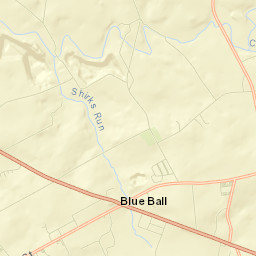 Blue Ball Street Map