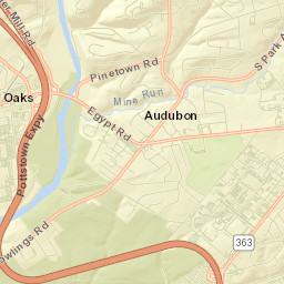 Audubon Street Map