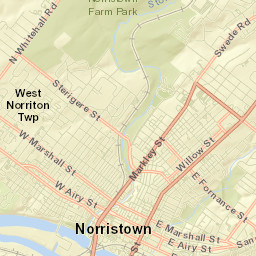 Norristown Street Map