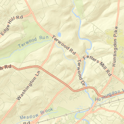 Bryn Athyn Street Map