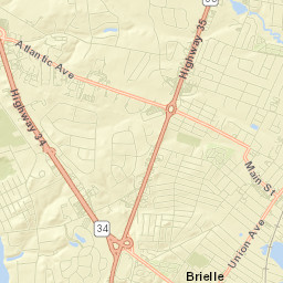 Manasquan Street Map