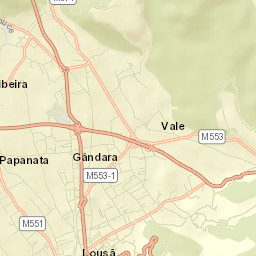 Lousã Street Map