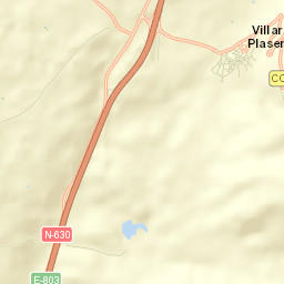 Villar de Plasencia Street Map